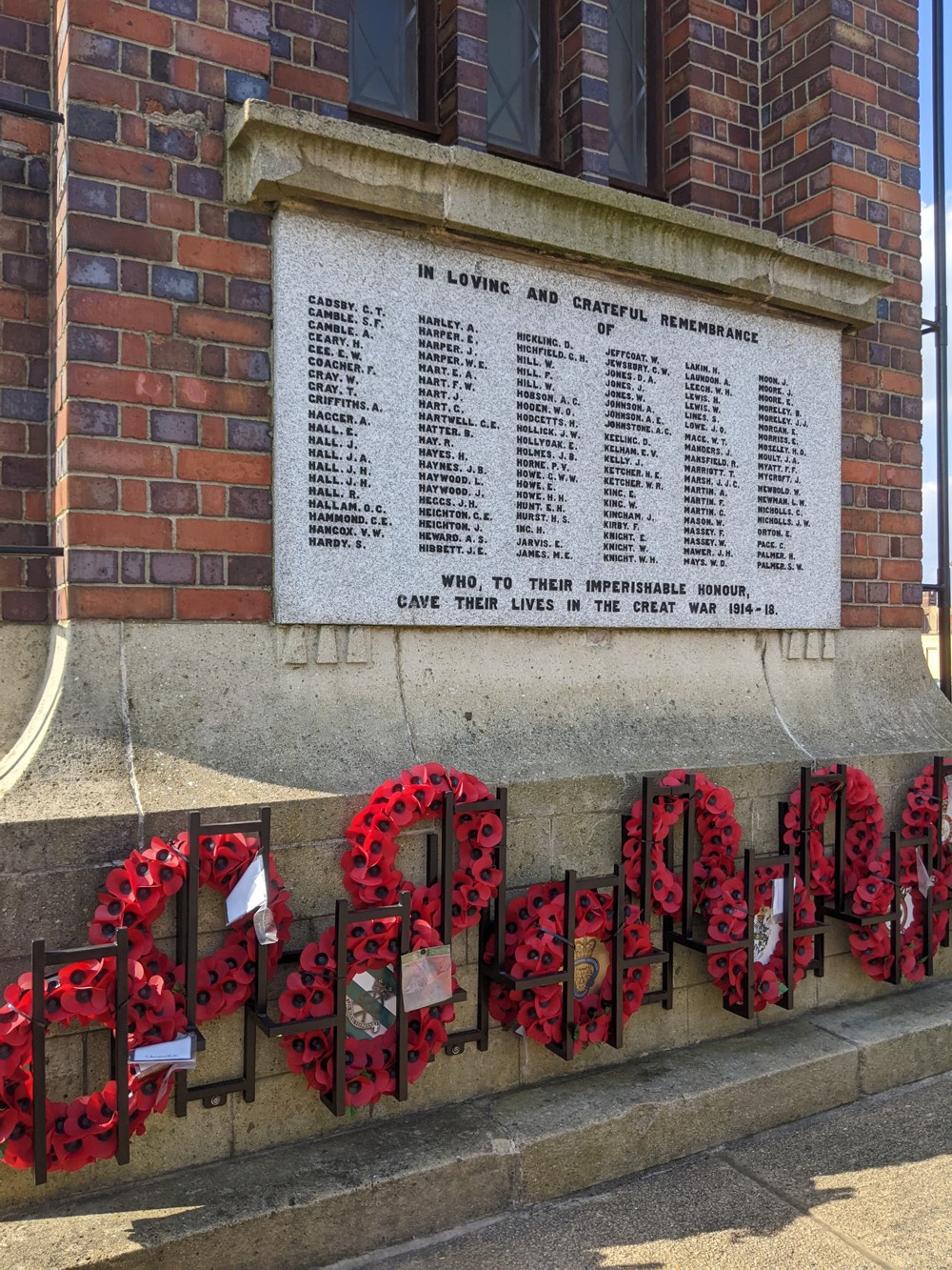 Coalville Clock Tower war memorial